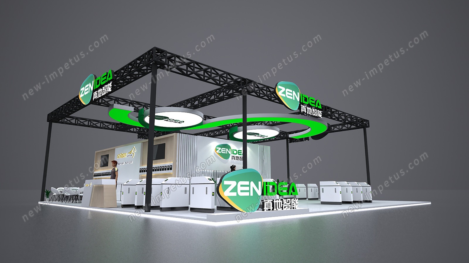 安防展-深圳真地展台设计搭建(图1)