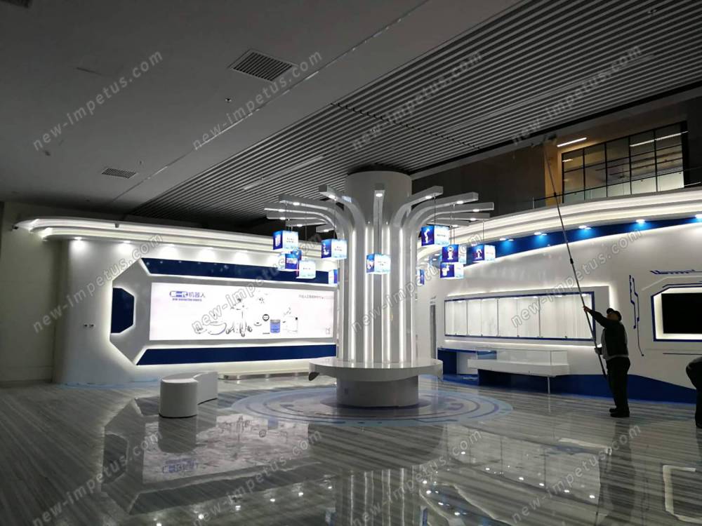 新松机器人自动化股份展厅设计搭建(图9)