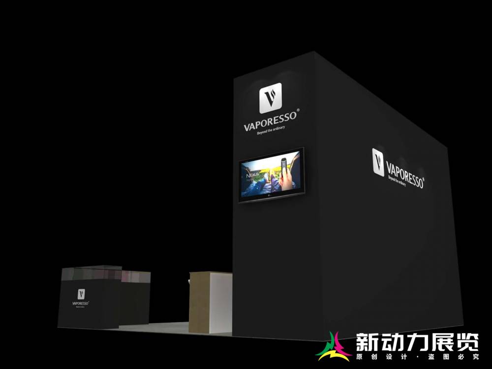 德国斯图加特电子烟展（The Hall of Vape）麦克韦尔展台搭建设计(图3)