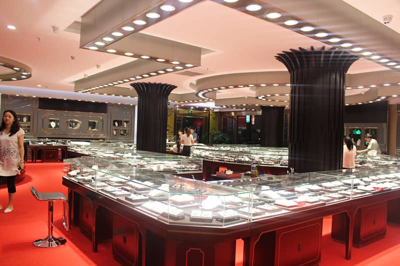 深圳益金珠宝展厅设计装修搭建(图15)