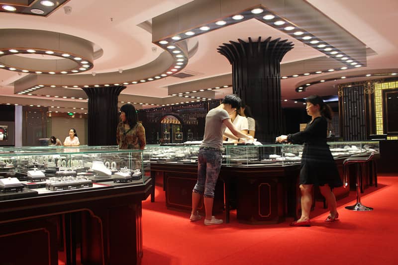 深圳益金珠宝展厅设计装修搭建(图24)