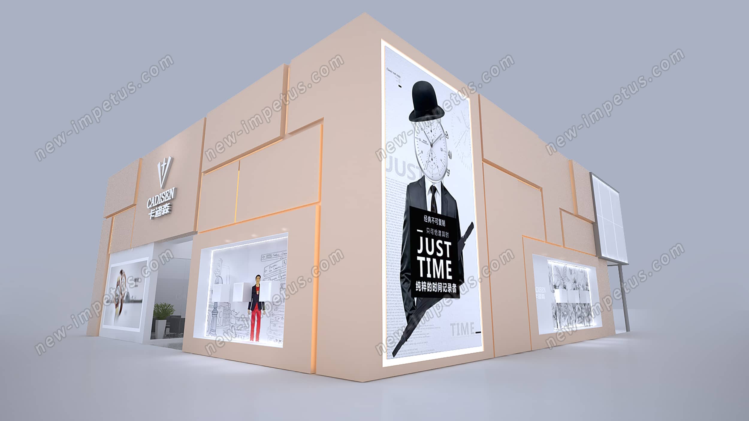苹果手机展会展台设计_苹果手机展会展台设计搭建能使产品在展会上更有吸引力,你的产(图1)