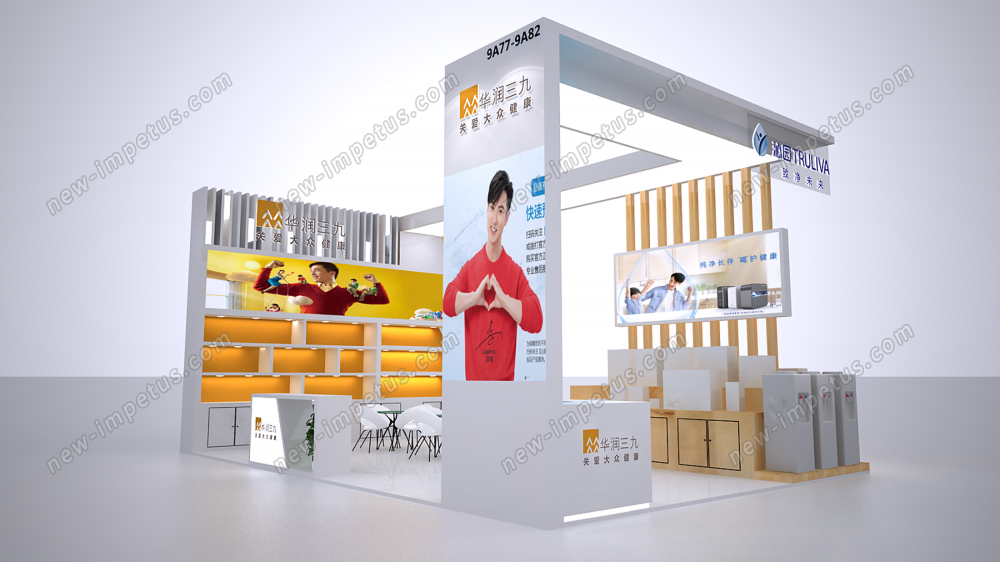 会展展台设计制作__事实上,展台制作不仅用于一些商业展览向公司展示他们的产品,而(图1)