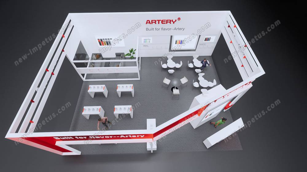 石家庄展览搭建公司__在展览设计中,要注意备留一定的弹性空间,这是避免开展之时出(图1)