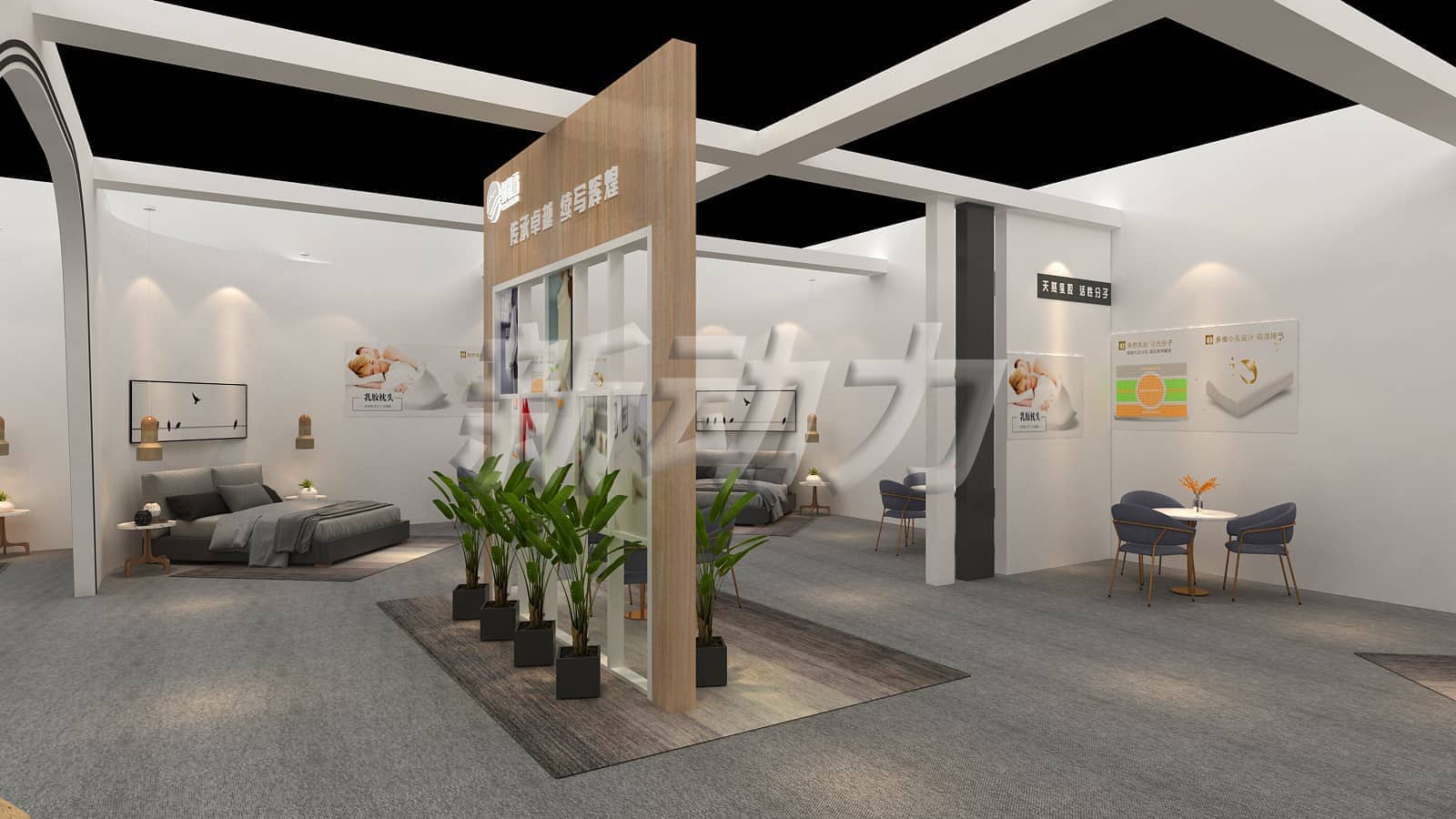 上海展览会展台搭建__如果展台设计搭建对颜色的选择和搭配能够充分把握,并且在展览(图1)