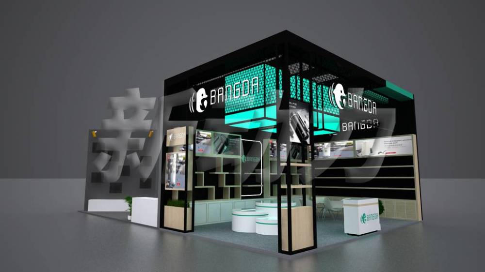 展台 展会_误区二普遍的特装展台设计会形成一个分类,按照展品的分类,再从组合中(图1)