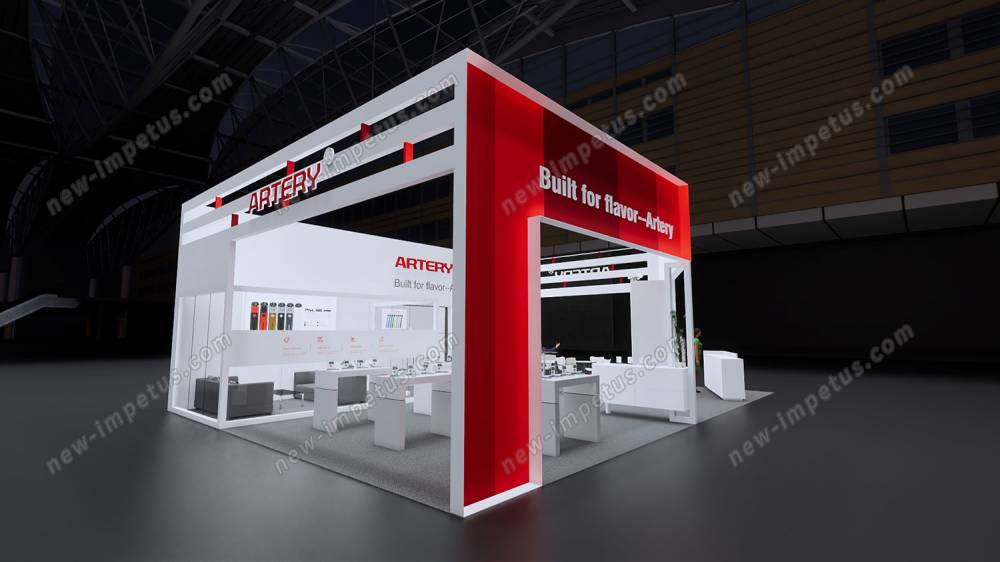 北京塑料展展台搭建_&emsp;第一种北京展览公司展台搭建包括前期确认、施工图(图1)