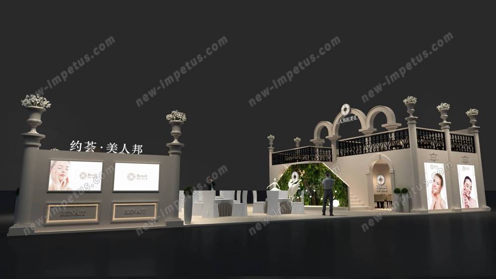 深圳长方形展台设计搭建_展台设计搭建的时候需要注意展台的和谐,除此之外,展台设计(图1)