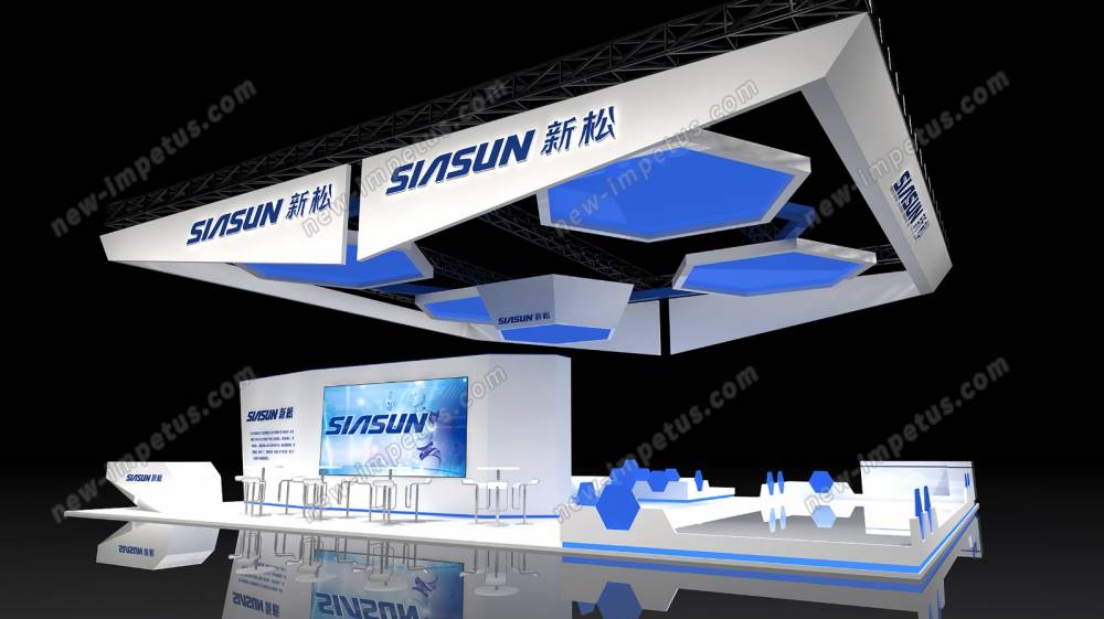 深圳年会展台设计施工_深圳年会展台设计施工的工作已经完成,在漂亮的作品墙上也可以(图1)