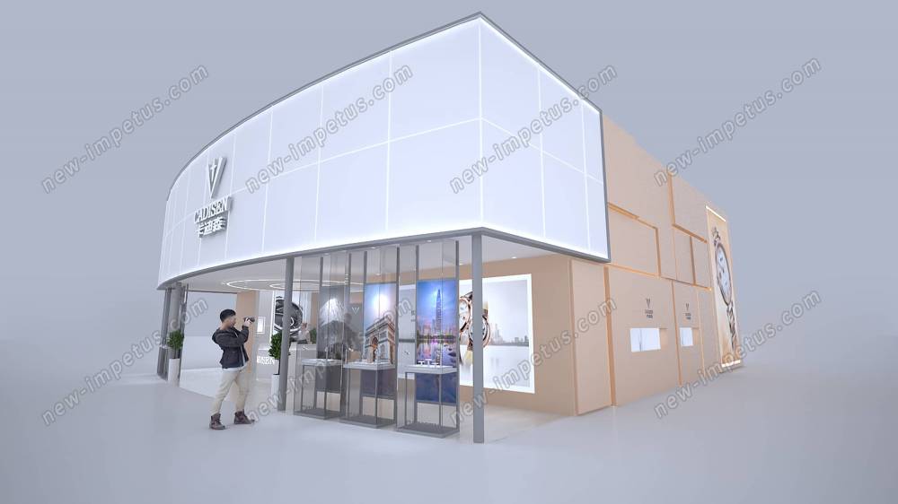深圳展台装修设计装修_在展现规划中要考虑到颜色对人的心思影响。(图1)