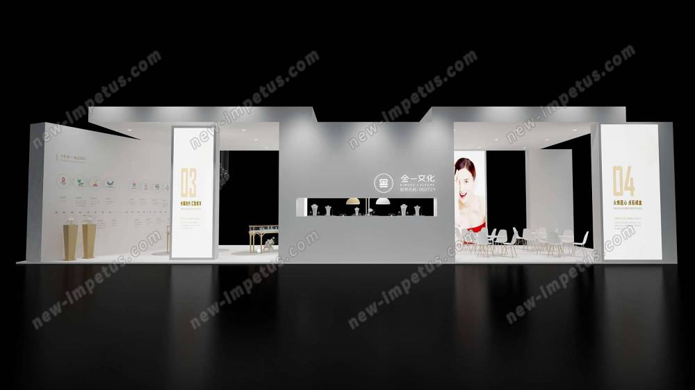 深圳市展台搭建设计_展台搭建的大小的投影瓦数有多少,高的投影都有,高的投影都有,(图1)