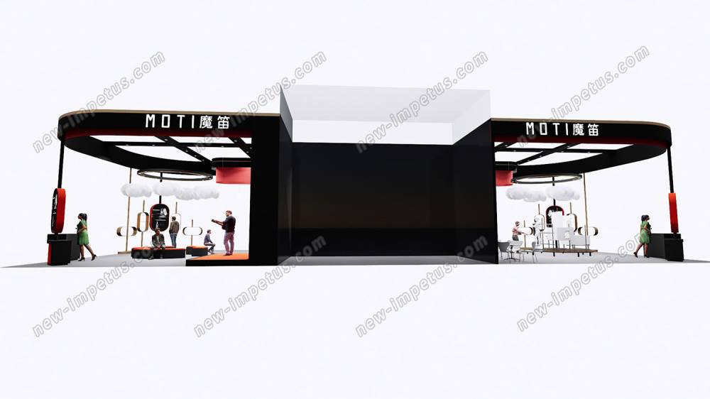 深圳展位展台设计施工_1、展台建设要全面考虑效果。(图1)