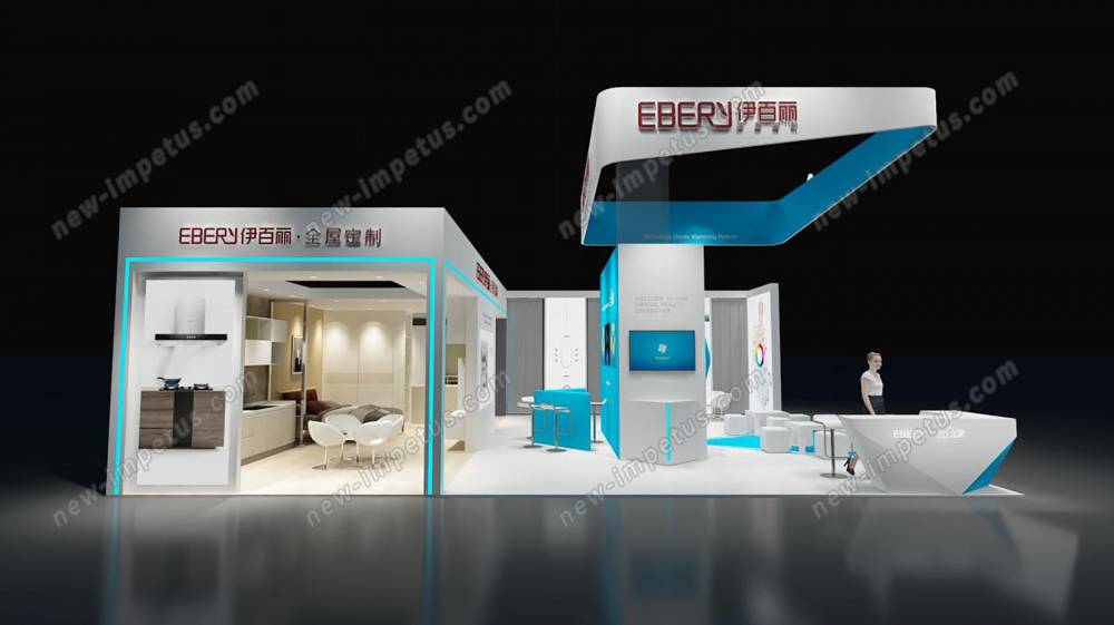 深圳特装展台搭建设计_(2)中部,必须牢固,不能有突起,尽量不要拼接。(图1)